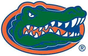 Gator head mark (CMYK for print) on light Official movers of the Gators